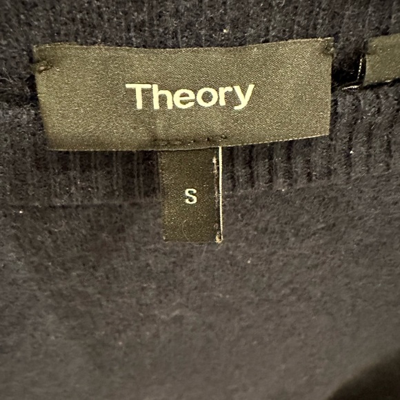 Theory Slouchy Crew Charmant Bell-Sleeve Wool Cashmere Sweater Small - Picture 5 of 8